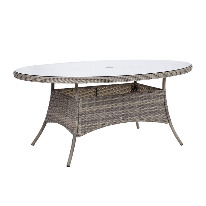 Bord Trento 180x100x75 cm, Ljusgrå