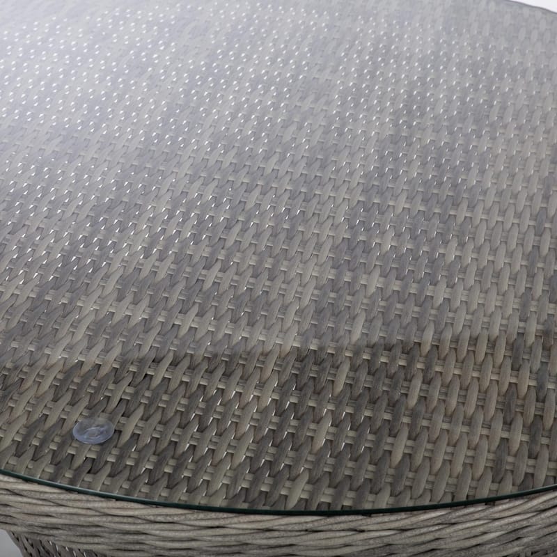 Bord Trento D110x73,5 cm - ljusgrå - Utemöbler - Utebord & trädgårdsbord - Matbord utomhus