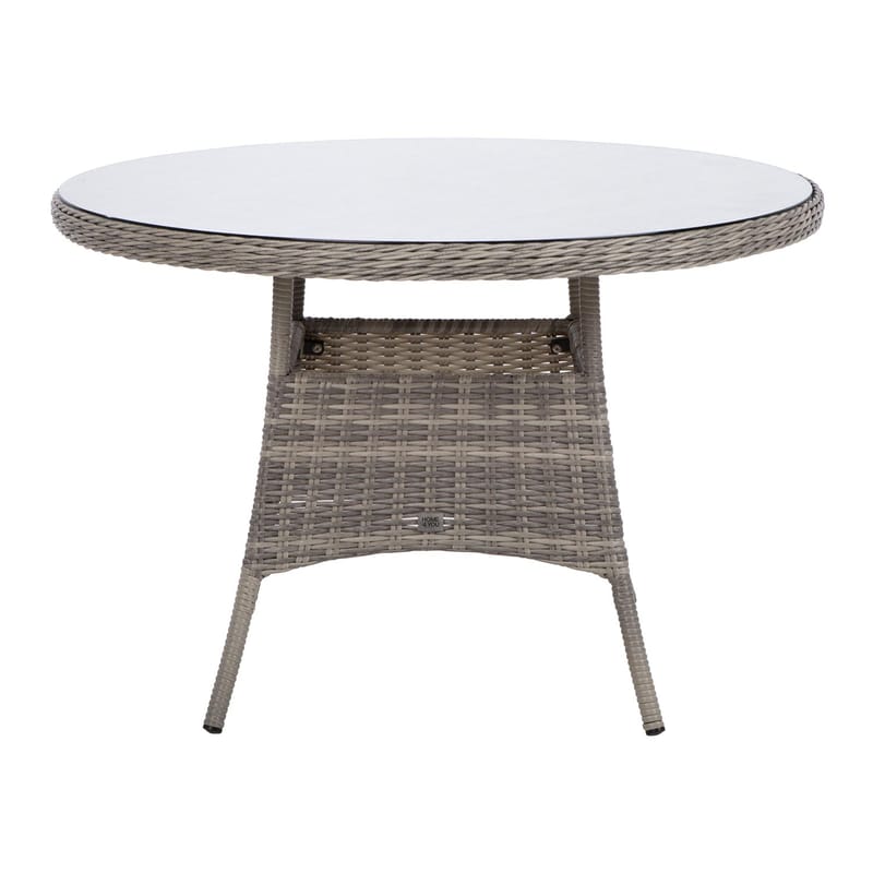 Bord Trento D110x73,5 cm - ljusgrå - Utemöbler - Utebord & trädgårdsbord - Matbord utomhus