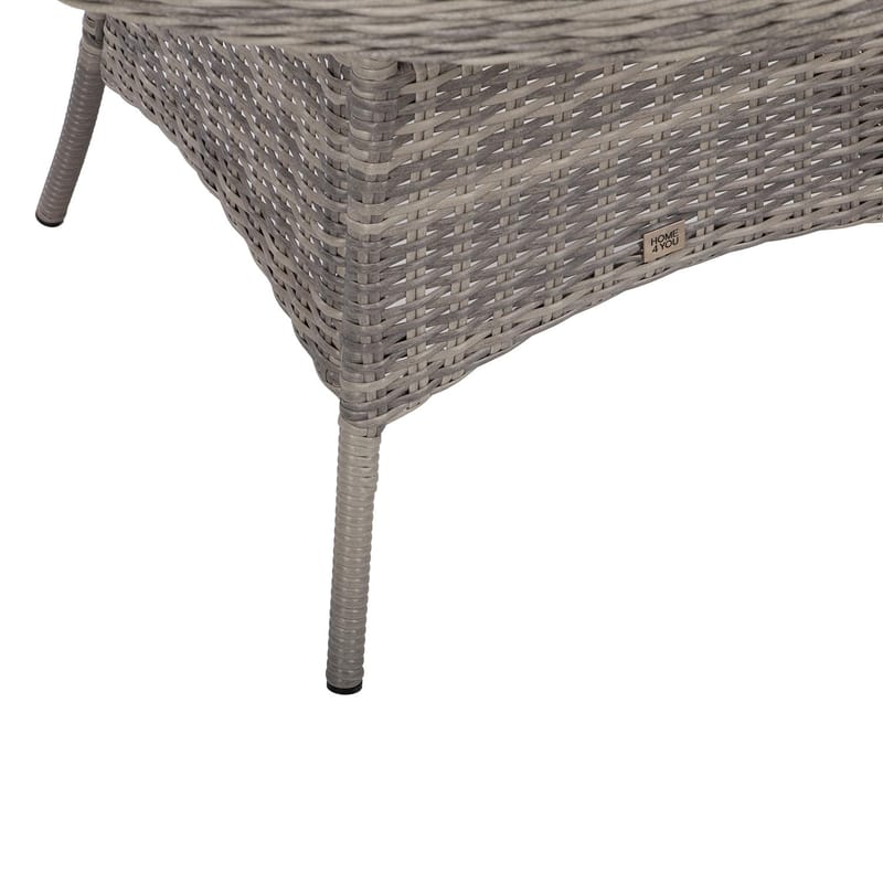 Bord Trento D110x73,5 cm - ljusgrå - Utemöbler - Utebord & trädgårdsbord - Matbord utomhus