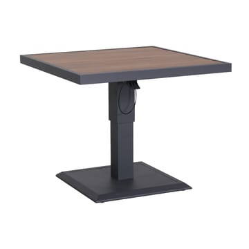 Bord Parker 85x85x52-75 cm - Grå - Utemöbler - Utebord & trädgårdsbord - Matbord utomhus