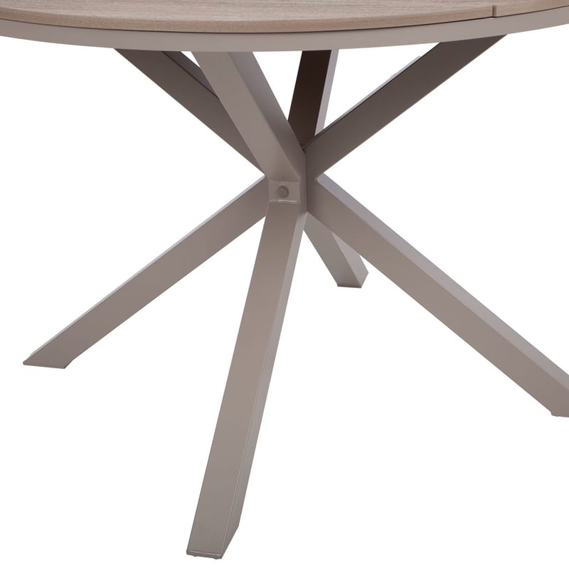 Bord Porto D110,5x73 cm - beige / grå - Utemöbler - Utebord & trädgårdsbord - Matbord utomhus