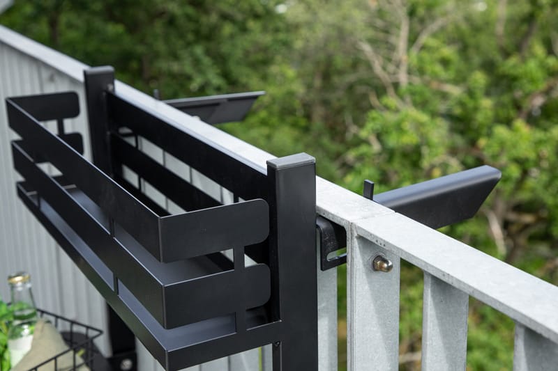 Borneo Matbord Utomhus 57x77 cm - Svart - Utemöbler - Utebord & trädgårdsbord - Matbord utomhus