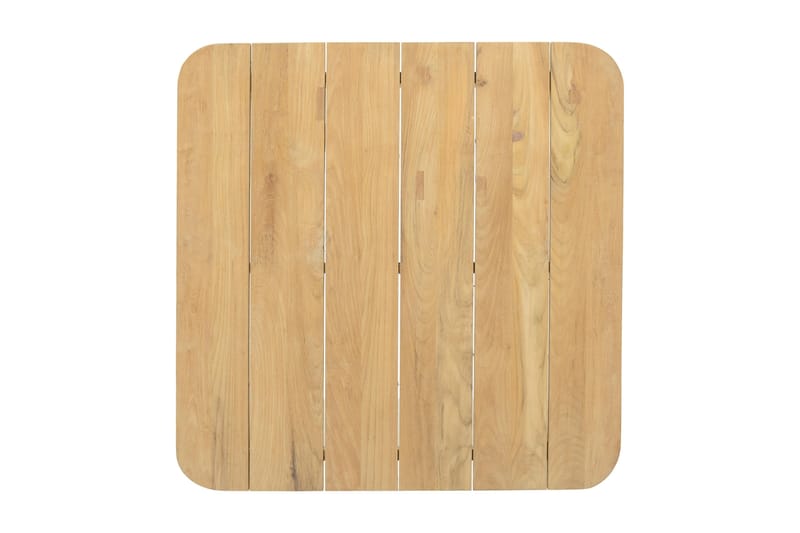 Bahamas Utebord Loungebord Utomhus 100 cm Teak Trä - Ljusbrun - Utemöbler - Utebord & tr�ädgårdsbord - Cafebord