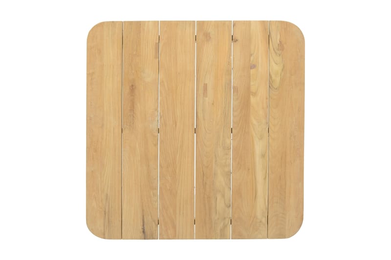 Barbados Utebord Loungebord Utomhus 100 cm Teak Trä - Ljusbrun - Utemöbler - Utebord & trädgårdsbord - Cafebord