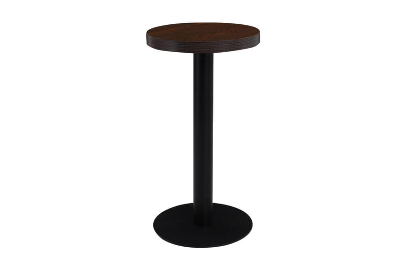 Bistrobord mörkbrun 40 cm MDF - Brun - Cafebord - Balkongbord