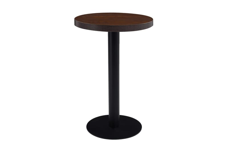 Bistrobord mörkbrun 50 cm MDF - Brun - Balkongbord - Cafebord