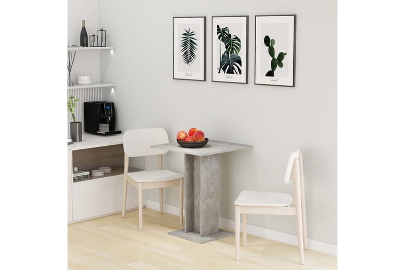 Bistrobord och Cafébord Utomhus 60 cm Trä - Grå - Utemöbler - Utebord & trädgårdsbord - Cafebord
