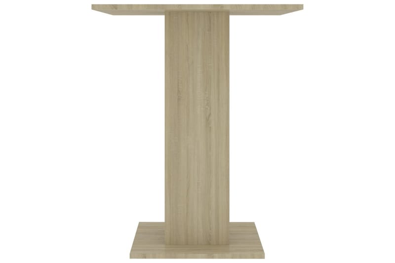 Bistrobord sonoma-ek 60x60x75 cm spånskiva - Brun - Utemöbler - Utebord & trädgårdsbord - Cafebord