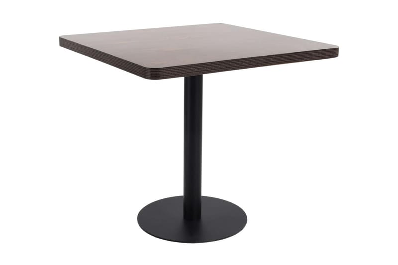 Bistrobord Utomhus 80 cm Mörk Trä - Brun - Utemöbler - Utebord & trädgårdsbord - Cafebord
