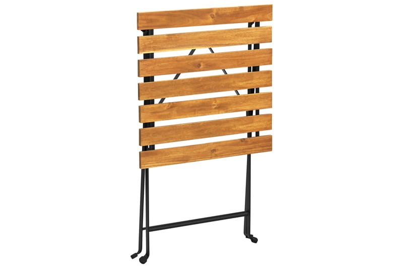 Cafébord 55x54x71 cm massivt akaciaträ - Brun - Utemöbler - Utebord & trädgårdsbord - Cafebord