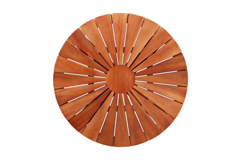 Cafébord 70x70 cm massivt akaciaträ - Brun - Cafebord - Balkongbord