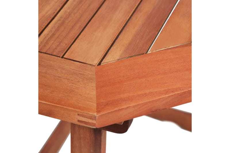 Cafébord 90x50x75 cm massivt akaciaträ - Brun - Cafebord - Balkongbord