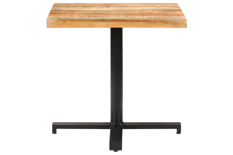 Cafébord fyrkantigt 80x80x75 cm grovt mangoträ - Brun - Cafebord - Balkongbord