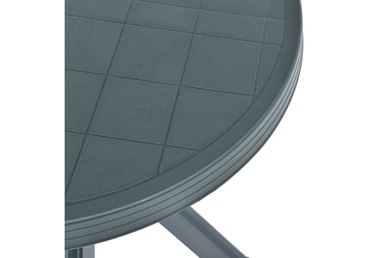 Cafébord grön Ã˜70 cm plast - Grön - Utemöbler - Utebord & trädgårdsbord - Cafebord