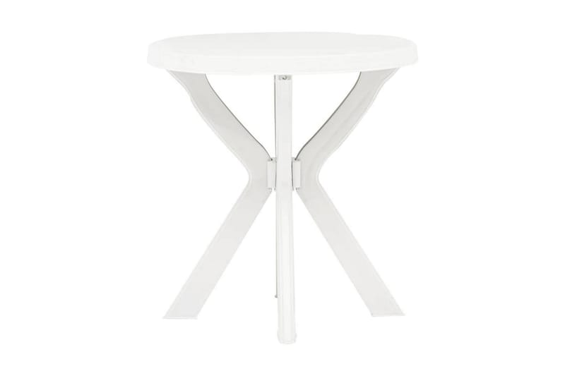 Cafébord vit Ã˜70 cm plast - Vit - Utemöbler - Utebord & trädgårdsbord - Cafebord