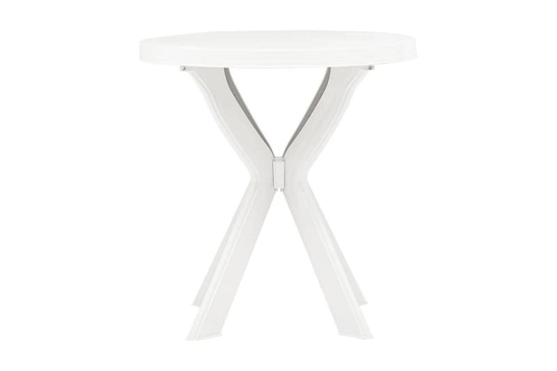 Cafébord vit Ã˜70 cm plast - Vit - Utemöbler - Utebord & trädgårdsbord - Cafebord