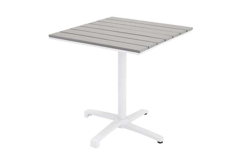 Colorado Cafebord och Bistrobord Utomhus 70 cm - Vit/Grå - Utemöbler - Utebord & trädgårdsbord - Cafebord