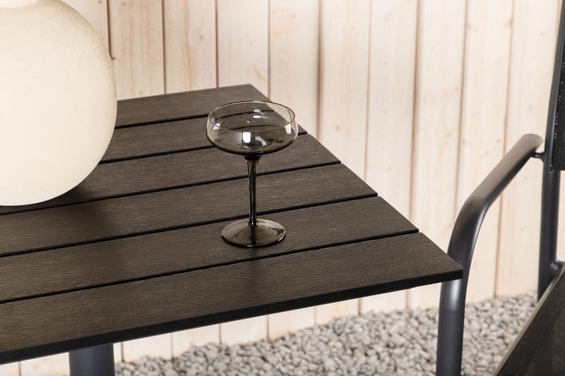Colorado Cafébord Utomhus 70 cm Aluminium - Svart - Utemöbler - Utebord & trädgårdsbord - Cafebord