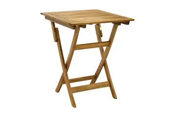Finlay Hopfällbart Cafébord och Kaffebord 60 cm Trä Akacia - Ljusbrun - Utemöbler - Utebord & trädgårdsbord - Cafebord