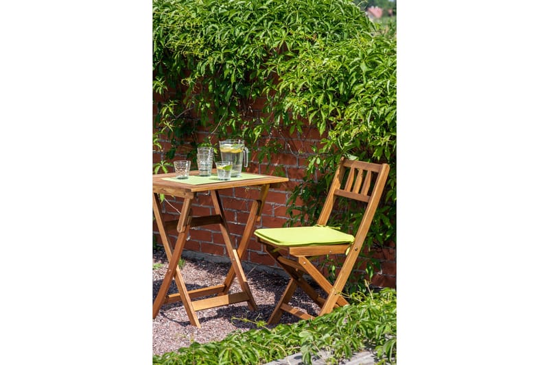 Finlay Hopfällbart Cafébord och Kaffebord 60 cm Trä Akacia - Ljusbrun - Utemöbler - Utebord & trädgårdsbord - Cafebord