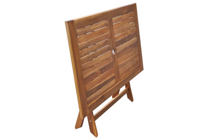 Hopfällbart Trädgårdsbord och Matbord Utomhus 120 cm Trä Akacia - Brun - Utemöbler - Utebord & trädgårdsbord - Cafebord