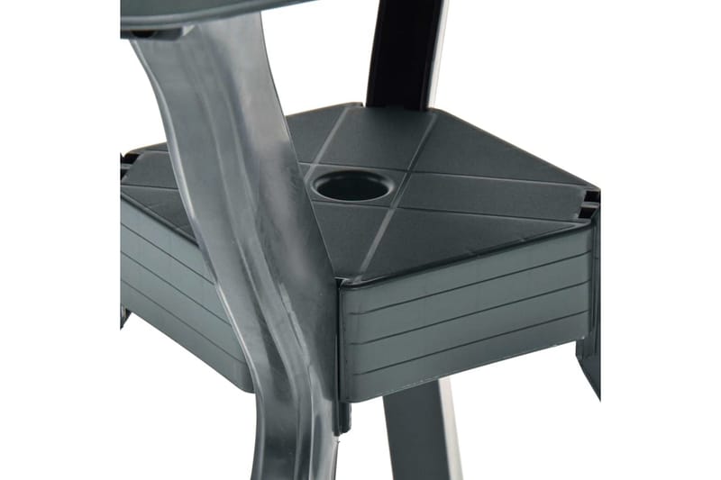 Litet Cafébord och Kaffebord Utomhus 70 cm Plast - Grön - Utemöbler - Utebord & trädgårdsbord - Cafebord