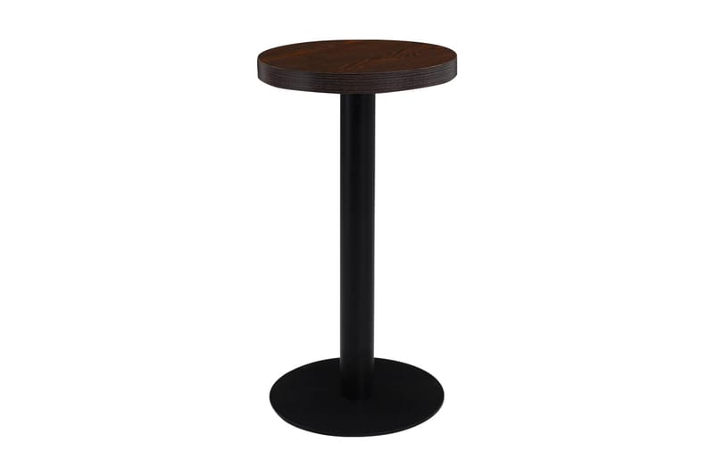 Litet Runt Bistrobord och Cafébord Utomhus 40 cm Trä - Brun - Utemöbler - Utebord & trädgårdsbord - Cafebord