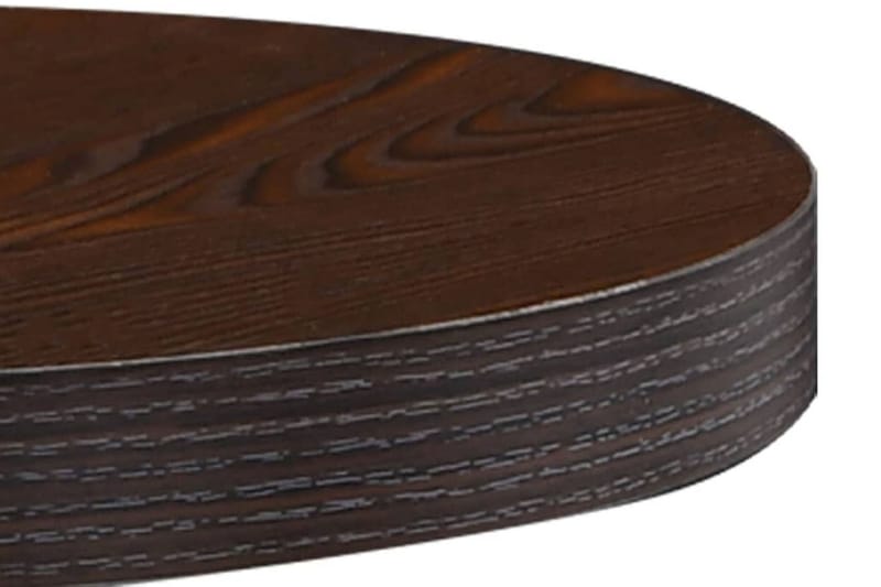 Litet Runt Bistrobord och Cafébord Utomhus 40 cm Trä - Brun - Utemöbler - Utebord & trädgårdsbord - Cafebord