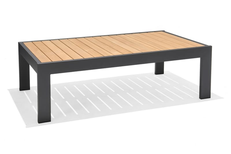 Palau Cafébord 143 cm - Trä/Grå - Balkongbord - Cafebord