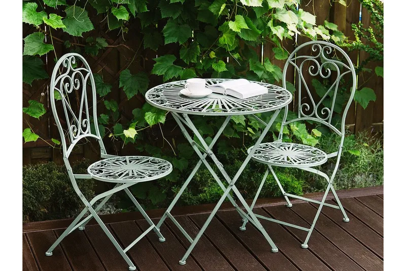 Picasso Runt Hopfällbart Cafébord och Trädgårdsbord 60 cm - Grön - Utemöbler - Utebord & trädgårdsbord - Cafebord