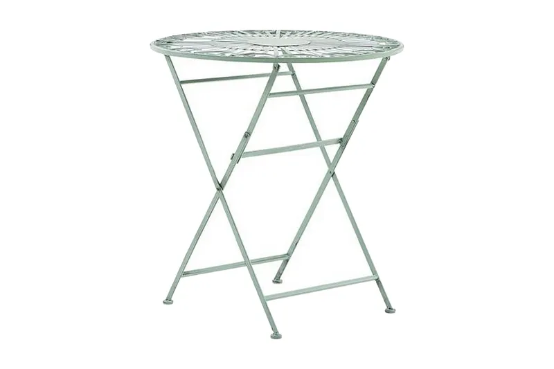 Picasso Runt Hopfällbart Cafébord och Trädgårdsbord 60 cm, Grön