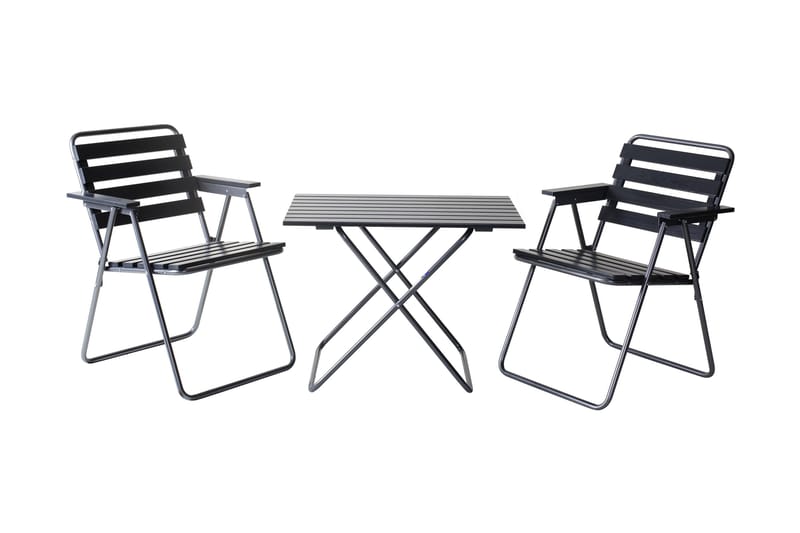 Retro Bord - Svart/grå - Balkongbord - Cafebord
