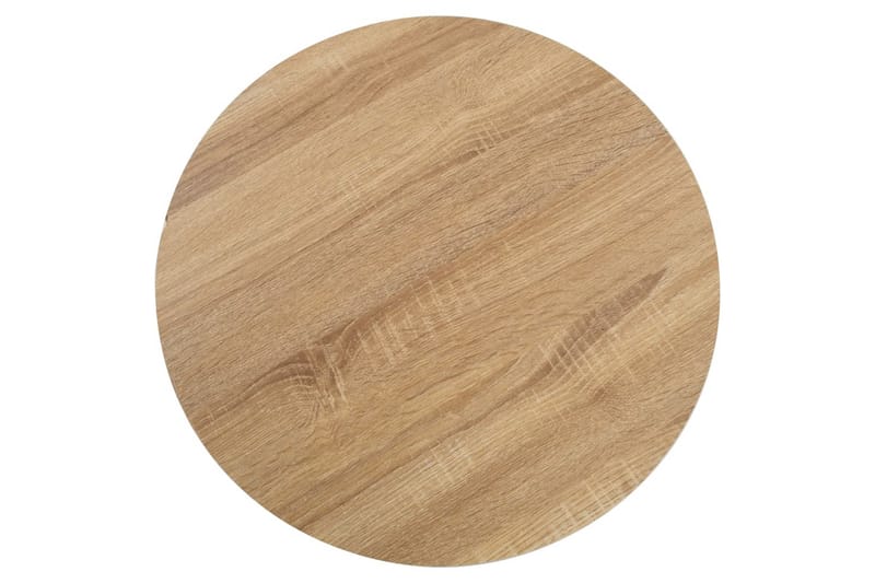 Runt Bistrobord och Cafébord Utomhus 50 cm Ljust Trä - Brun - Utemöbler - Utebord & trädgårdsbord - Cafebord
