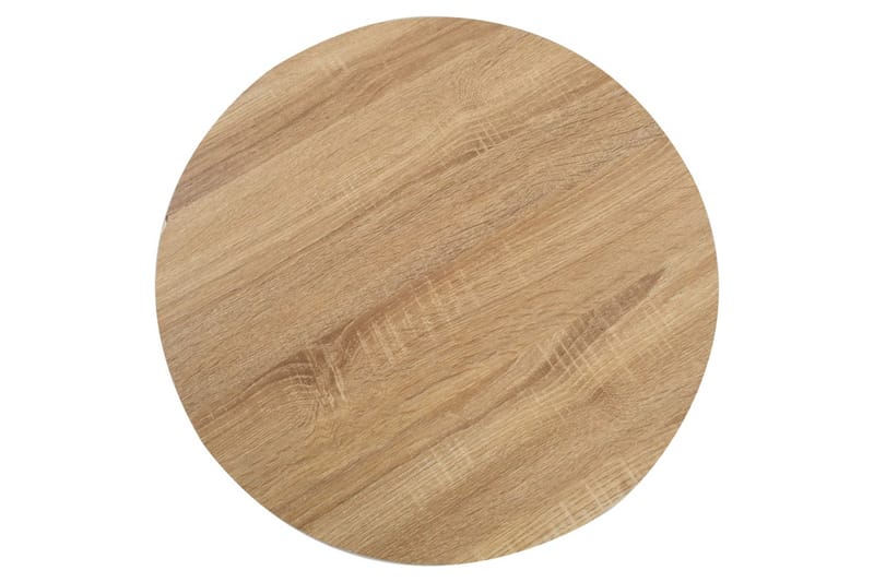 Runt Bistrobord och Cafébord Utomhus 50 cm Ljust Trä - Brun - Utemöbler - Utebord & trädgårdsbord - Cafebord