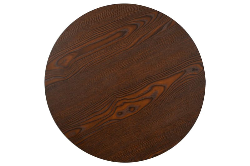 Runt Bistrobord och Cafébord Utomhus 50 cm Mörk Trä - Brun - Utemöbler - Utebord & trädgårdsbord - Cafebord