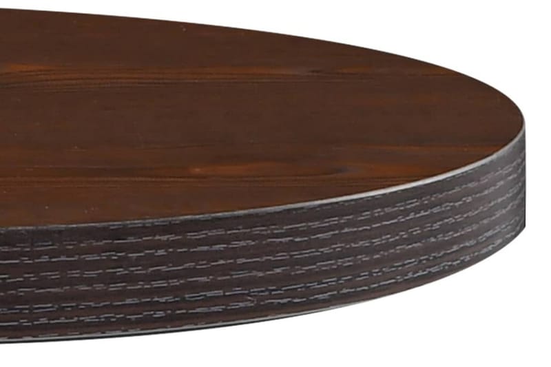 Runt Bistrobord och Cafébord Utomhus 50 cm Mörk Trä - Brun - Utemöbler - Utebord & trädgårdsbord - Cafebord