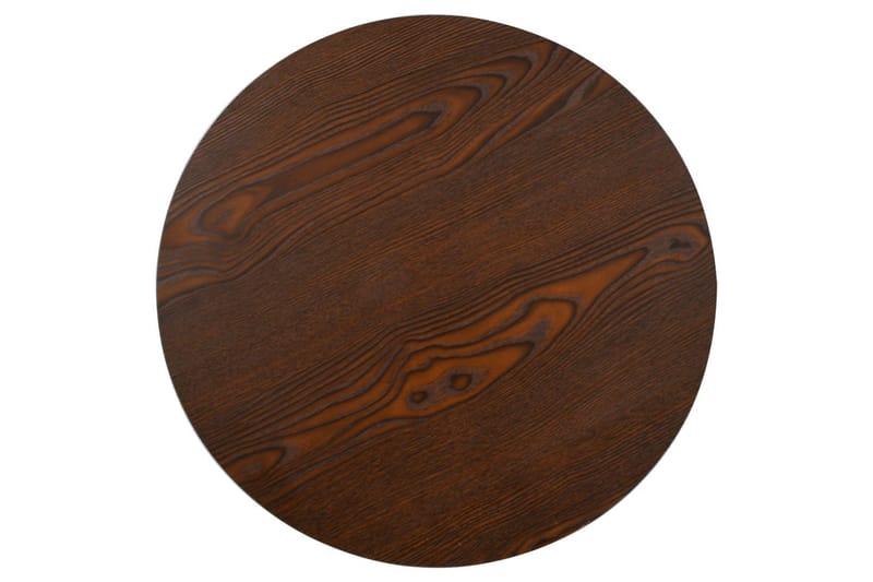 Runt Bistrobord och Cafébord Utomhus 60 cm Trä - Brun - Utemöbler - Utebord & trädgårdsbord - Cafebord