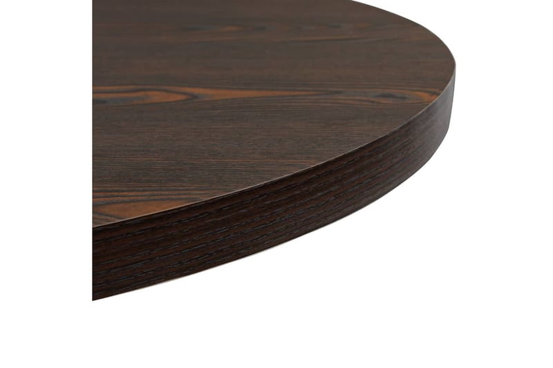 Runt Bistrobord och Cafébord Utomhus 80 cm Trä - Brun - Utemöbler - Utebord & trädgårdsbord - Cafebord
