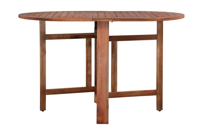 Trädgårdsbord 120x70x74 cm massivt akaciaträ - Brun - Cafebord - Balkongbord