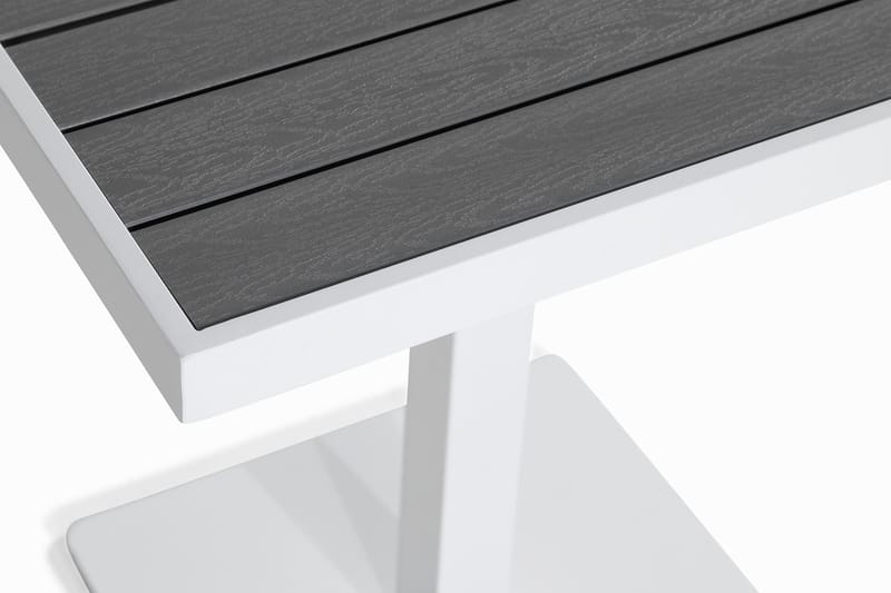 Tunis Cafébord och Bistrobord Utomhus 70x70 - Vit/Grå - Utemöbler - Utebord & trädgårdsbord - Cafebord