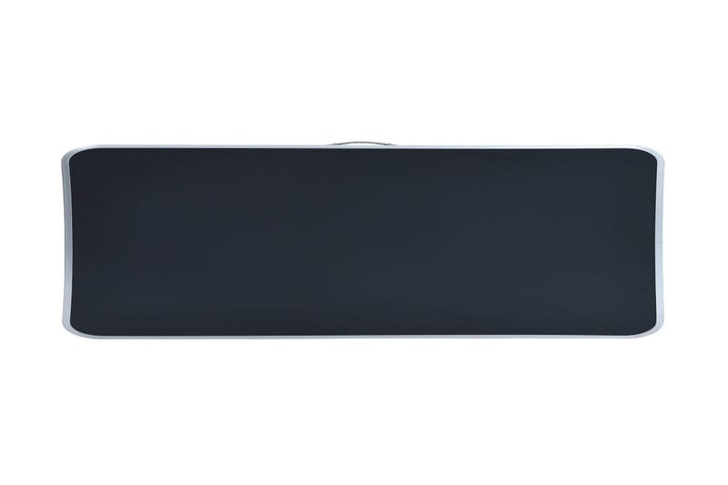 Hopfällbart campingbord grå aluminium 180x60 cm - Grå - Utemöbler - Utebord & trädgårdsbord - Campingbord