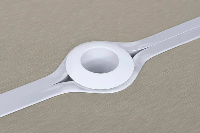 Hopfällbart campingbord med 4 sitsar stål aluminium - Silver - Utemöbler - Utebord & trädgårdsbord - Campingbord