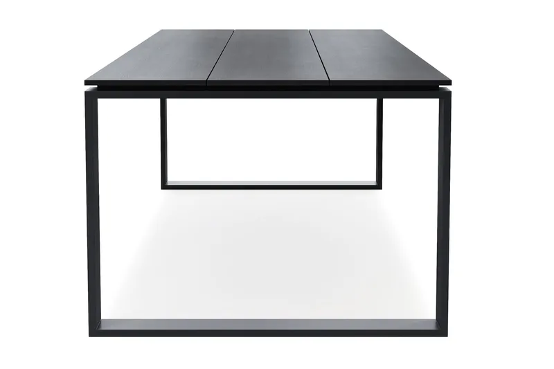 Devon Stort Rektangulärt Matbord utomhus 210x100 cm i aluminium - Svart - Utemöbler - Utebord & trädgårdsbord - Matbord utomhus