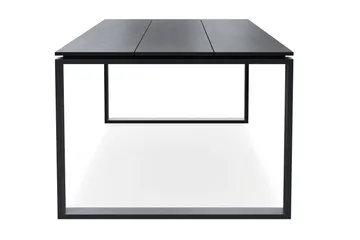 Devon Stort Rektangulärt Matbord utomhus 210x100 cm i aluminium - Svart - Utemöbler - Utebord & trädgårdsbord - Matbord utomhus