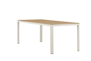Etna Matbord Utomhus 90x210 cm - Beige - Utemöbler - Utebord & trädgårdsbord - Matbord utomhus