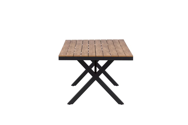 Garcia Matbord Utomhus 100x200 cm - Svart - Utemöbler - Utebord & trädgårdsbord - Matbord utomhus