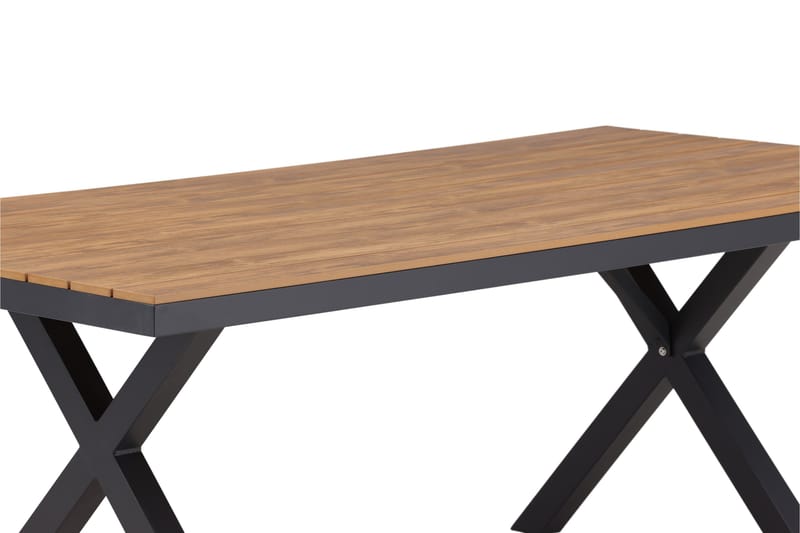 Garcia Matbord Utomhus 100x200 cm - Svart - Utemöbler - Utebord & trädgårdsbord - Matbord utomhus