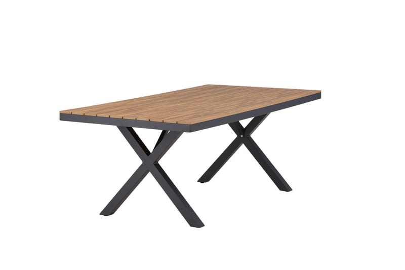 Garcia Matbord Utomhus 100x200 cm - Svart - Utemöbler - Utebord & trädgårdsbord - Matbord utomhus