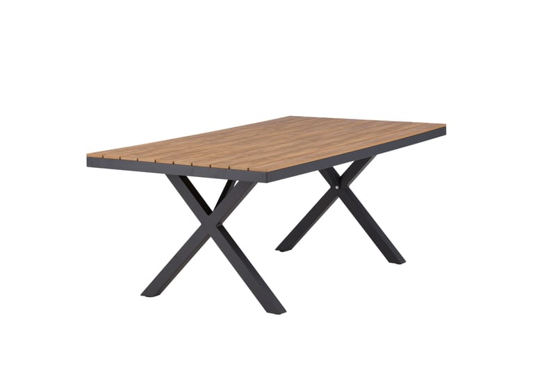 Garcia Matbord Utomhus 100x200 cm - Svart - Utemöbler - Utebord & trädgårdsbord - Matbord utomhus